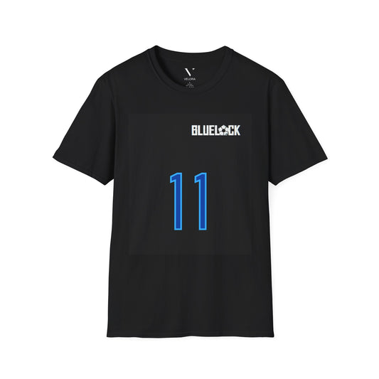 Unisex Softstyle T-Shirt - BLUELLOCK ISAGI Graphic Tee for Anime Fans